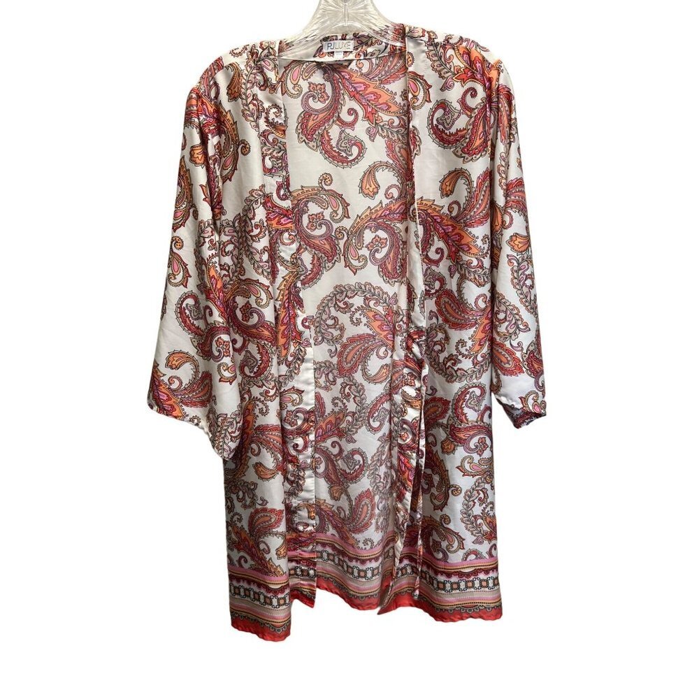 PJ Luxe Robe front tie Woman's Size large
